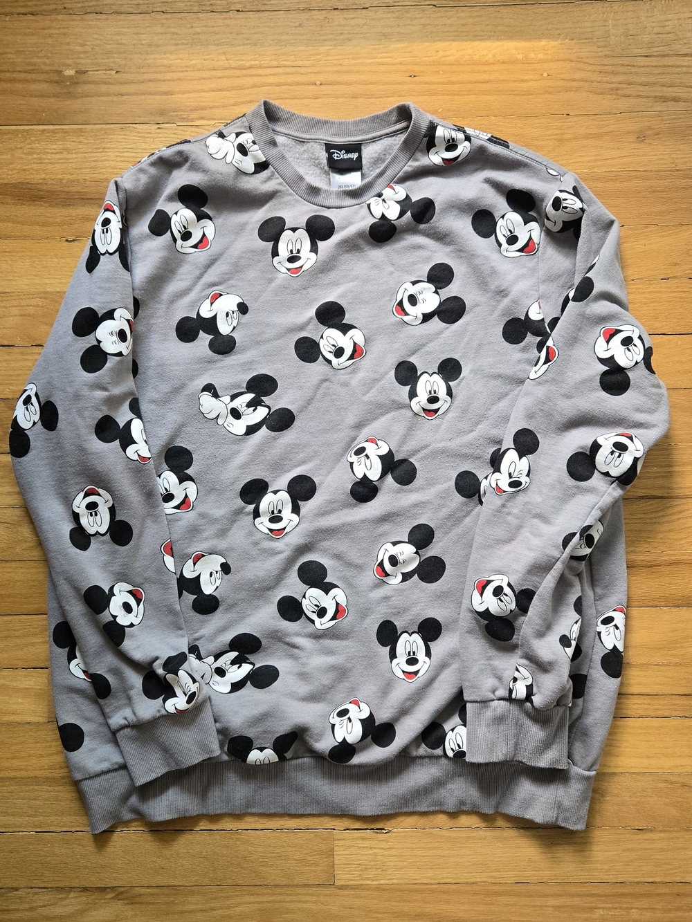Disney Mickey Mouse All Over Print Sweatshirt 2XL